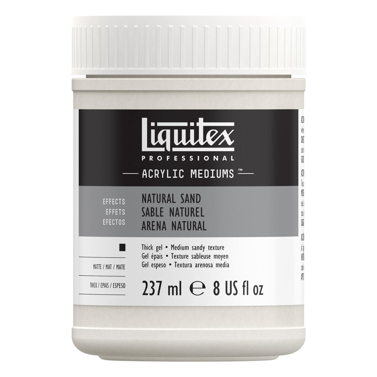 Medium Acrílico Textura Areia Natural Sand Liquitex 237ml